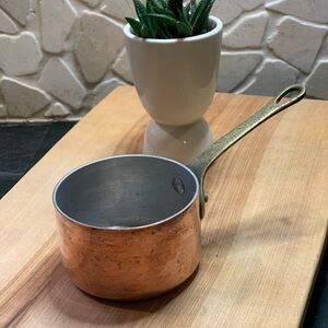 VINTAGE | Small Copper Clad Saucepan